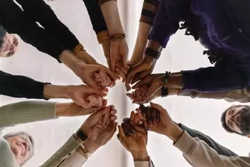 Hands united