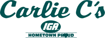 Carlie C's IGA Logo